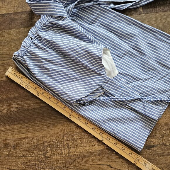 NWT!! Alexia Admor Sailor Striped Belted Sleeveless Dress, M,  Blue & White - Picture 4 of 7